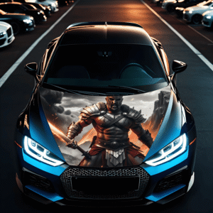 Folie Capota Auto "Hood Art" rezistenta la exterior, marime S (150 x 110cm) - Cod: AVX-CAPOTA-007S